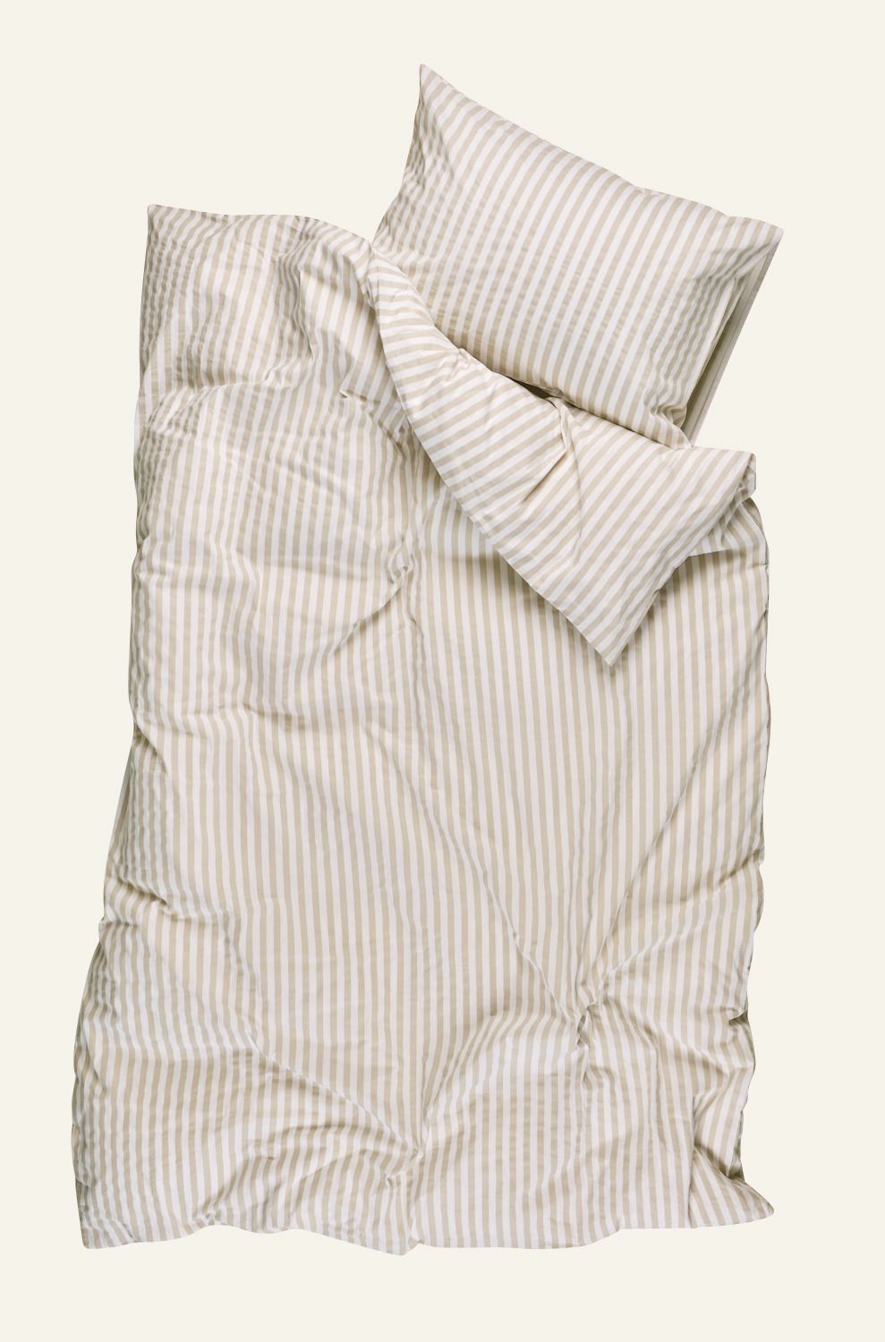 Bomull sengesett beige - 3