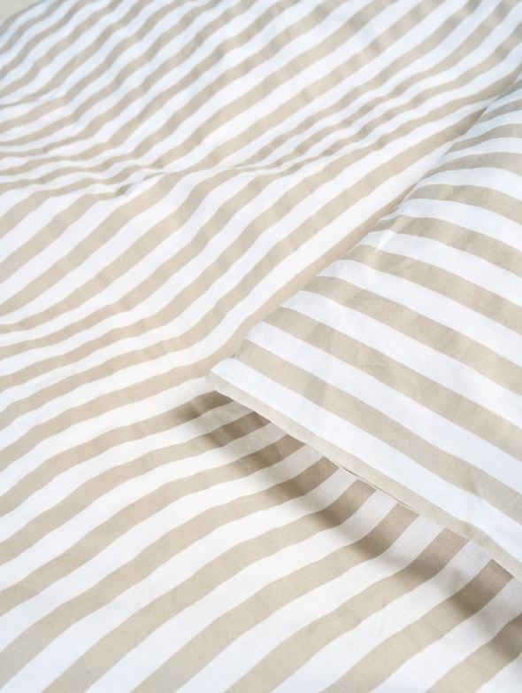 Bomull sengesett beige - 9