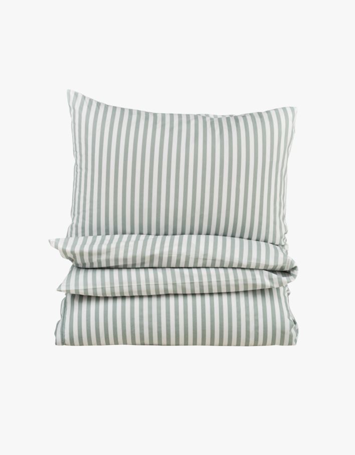 Bomull sengesett grønn - 200x220 cm grønn - 1