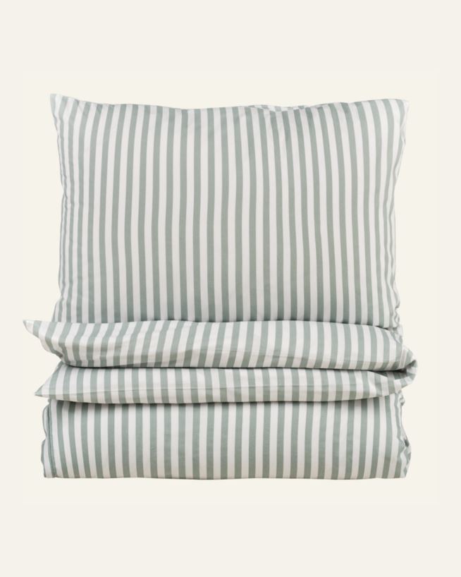 Bomull sengesett grønn - 140x200 cm/50x70 cm grønn - 1