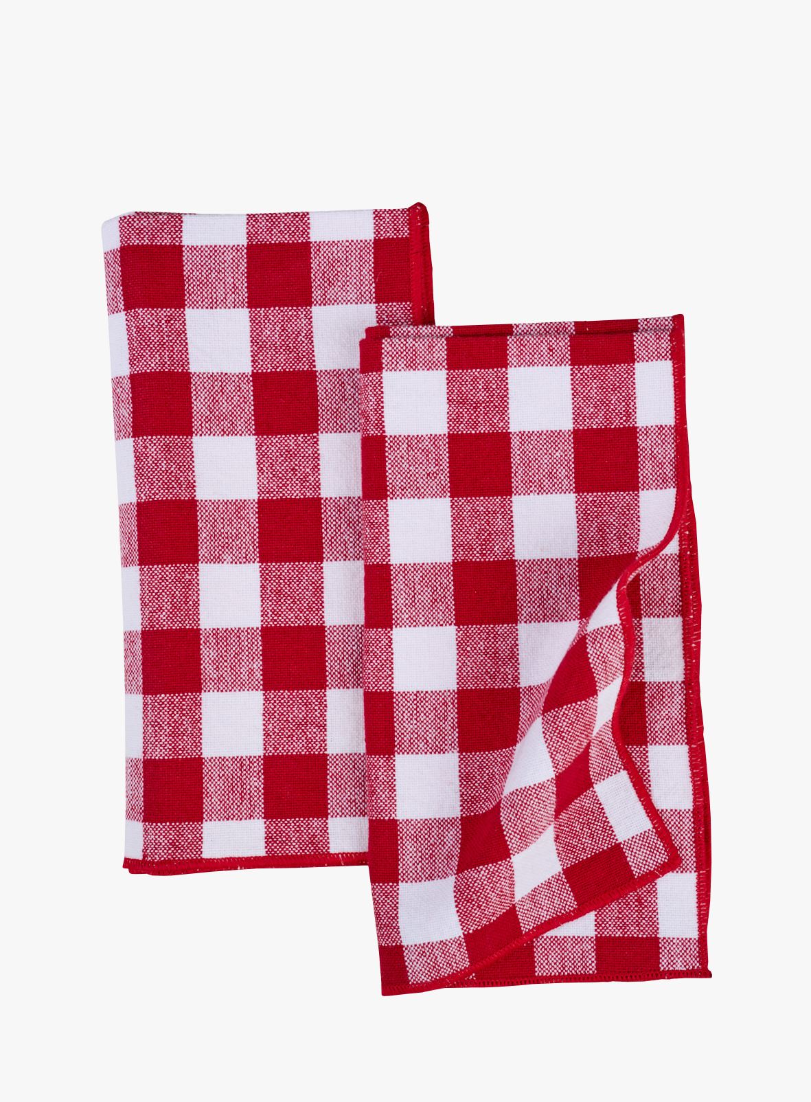 2pk tøyserviett rød - 45x45 cm rød - 1