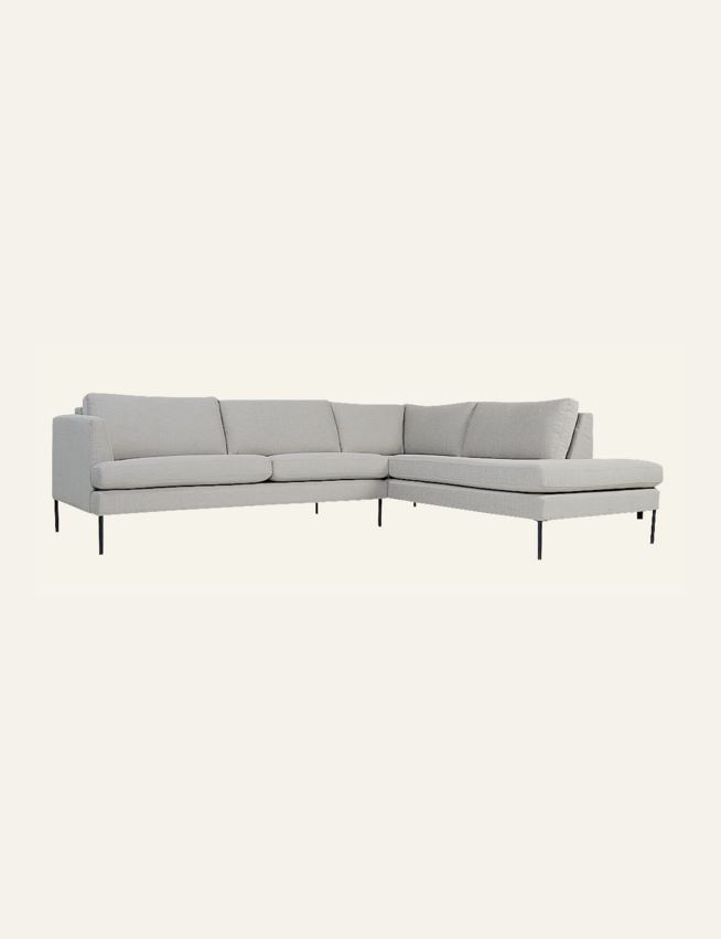 Sofa åpen ende høyre beige - 5
