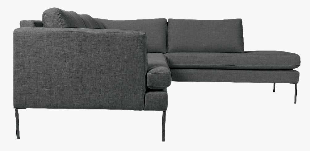 Sofa åpen ende høyre grå - 2