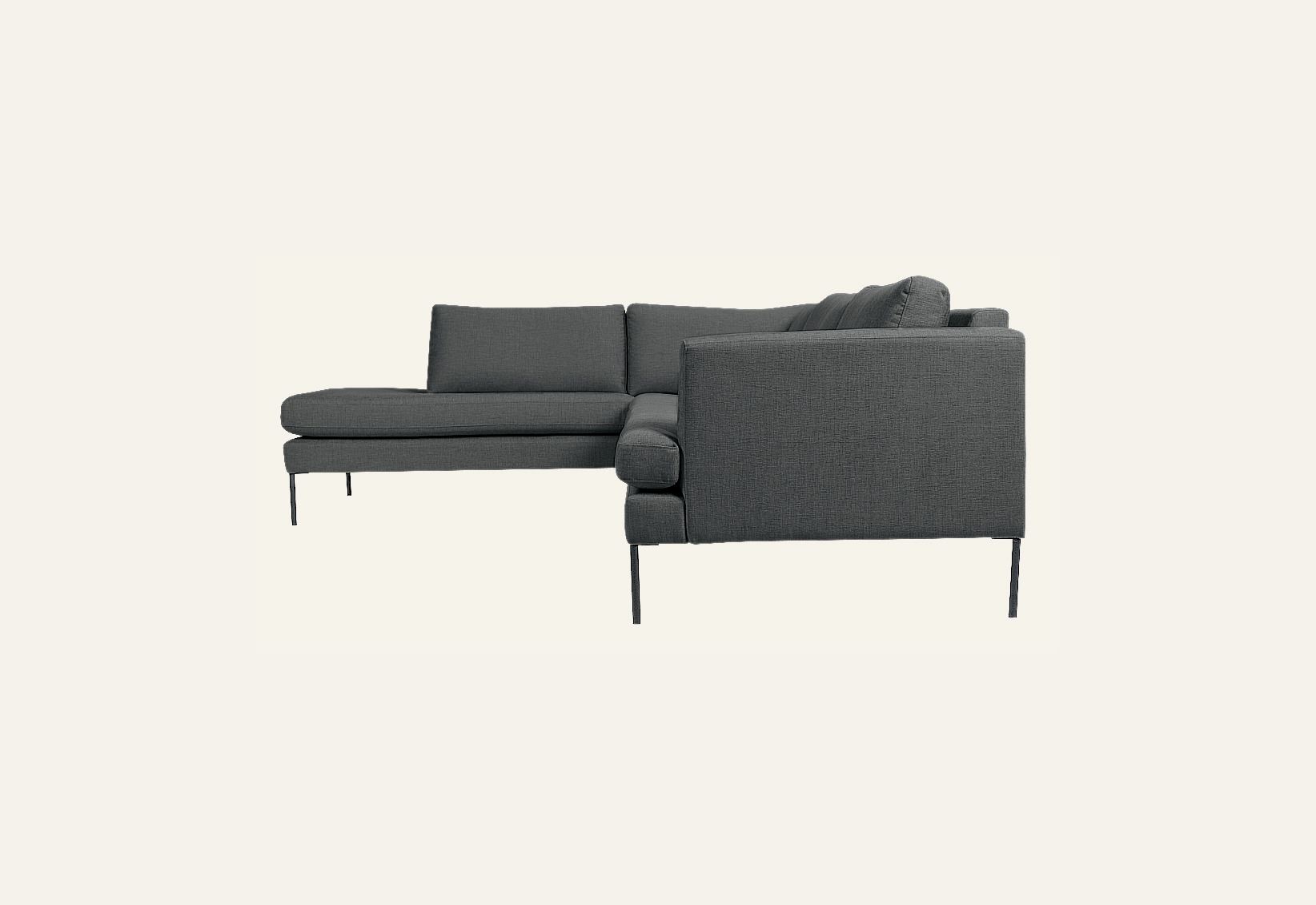 Sofa åpen ende venstre grå - 7