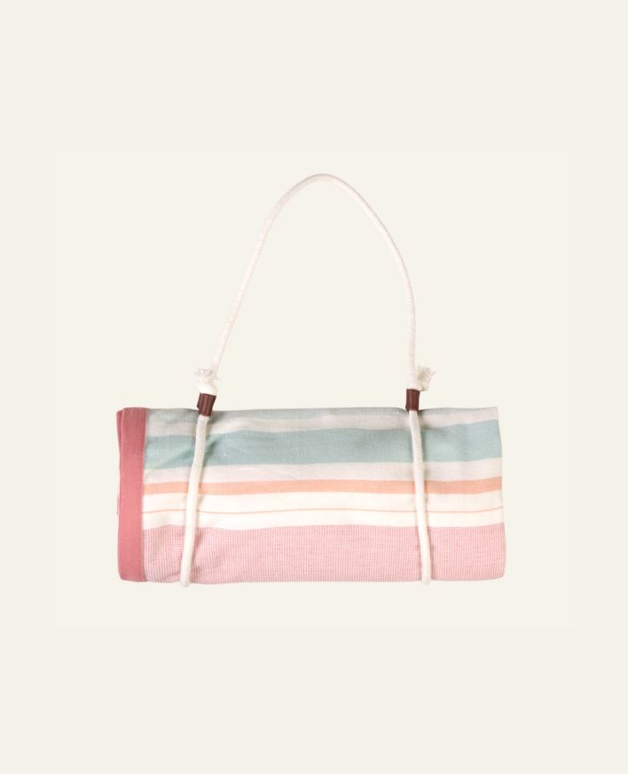 Piknikteppe rosa - 200x200 cm rosa - 1