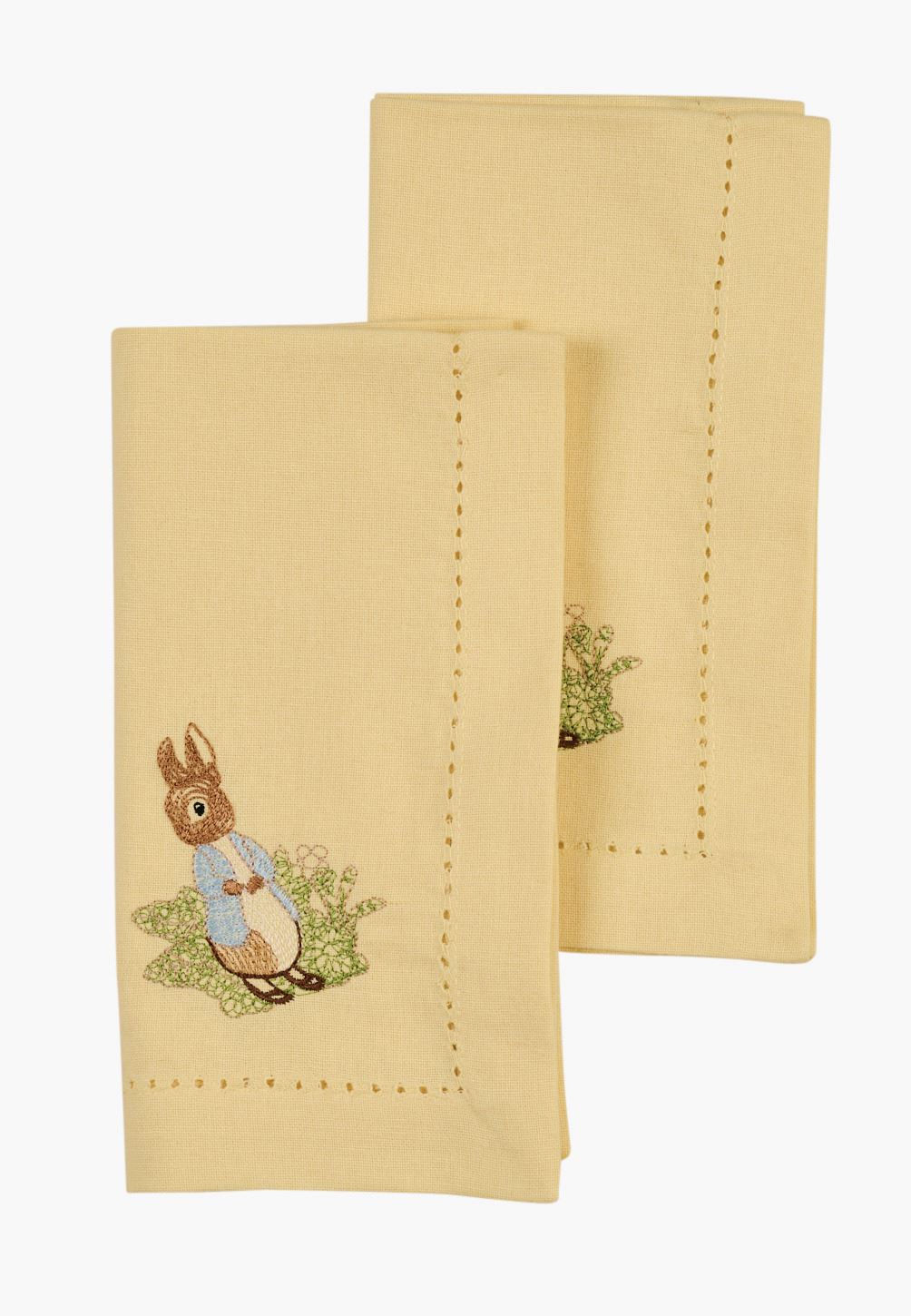 2pk tøyserviett gul - 45x45 cm gul - 1