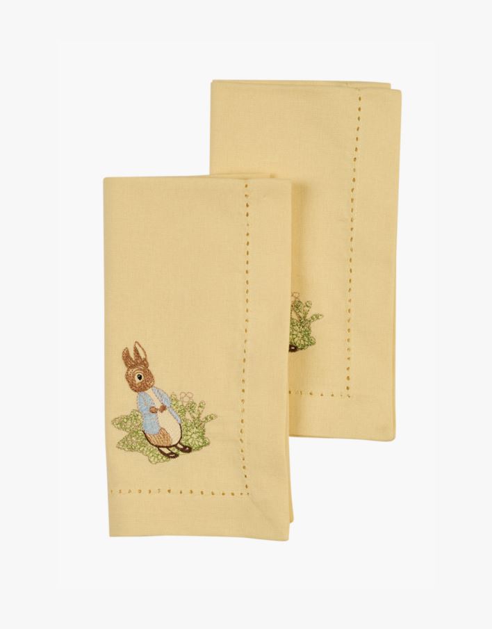 2pk tøyserviett gul - 45x45 cm gul - 1