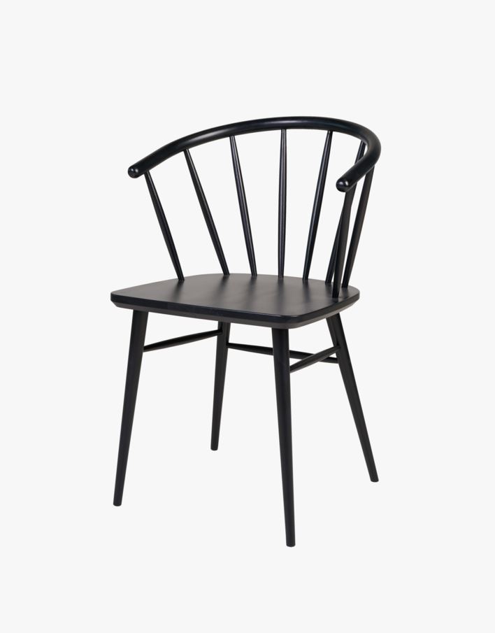 Spisestuestol svart - 53x53x81 cm svart - 1