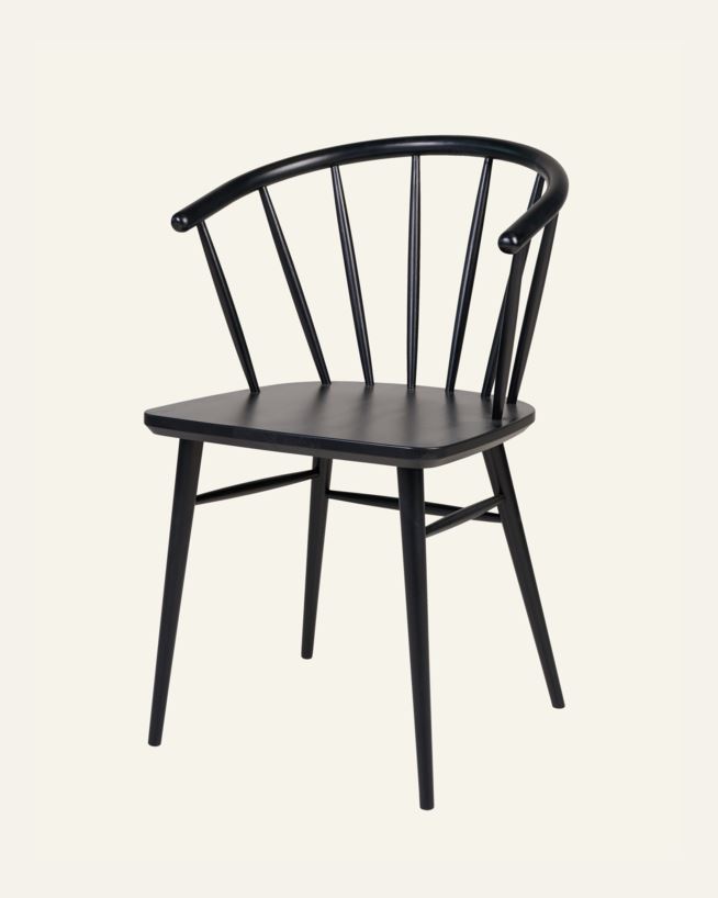 Spisestuestol svart - 53x53x81 cm svart - 1