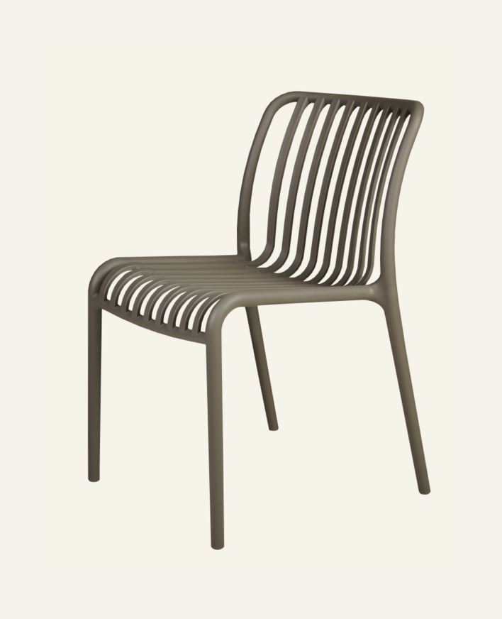 Hagestol taupe - 47x58x80 cm taupe - 1