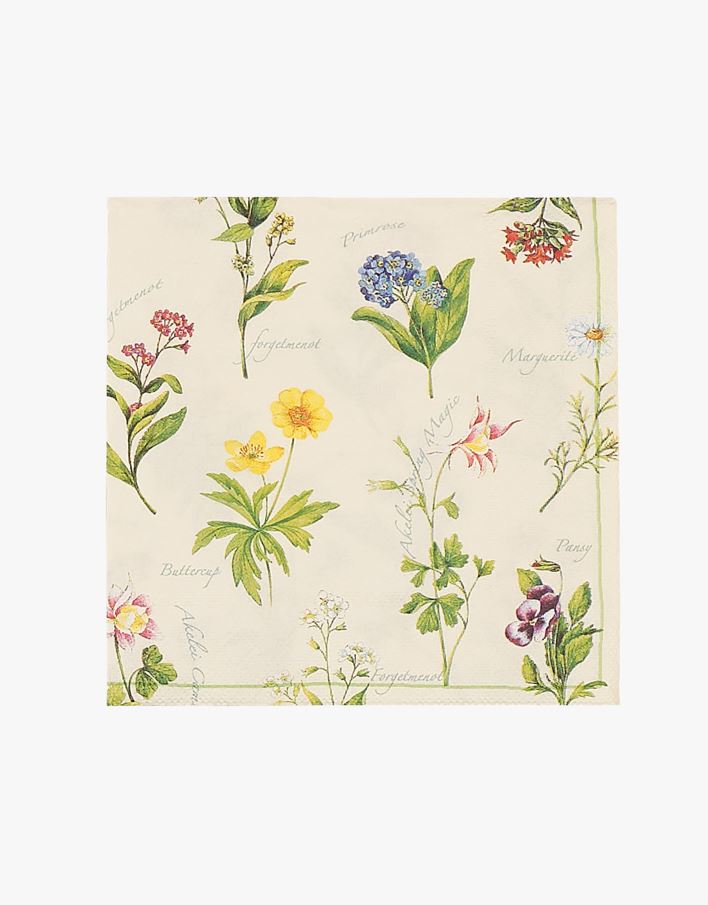 Papirservietter multi - 33x33 cm multi - 1