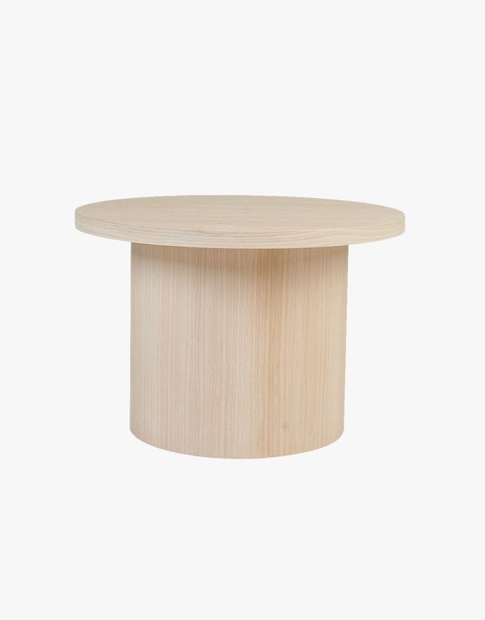 Sofabord natur - 75x75x49 cm ø 75 natur - 1