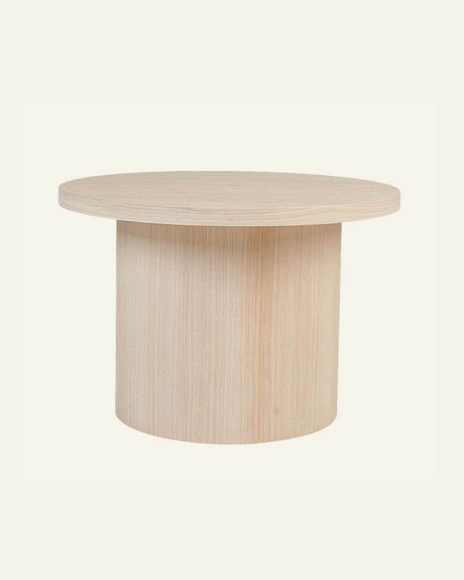 Sofabord natur - 75x75x49 cm ø75 natur - 1