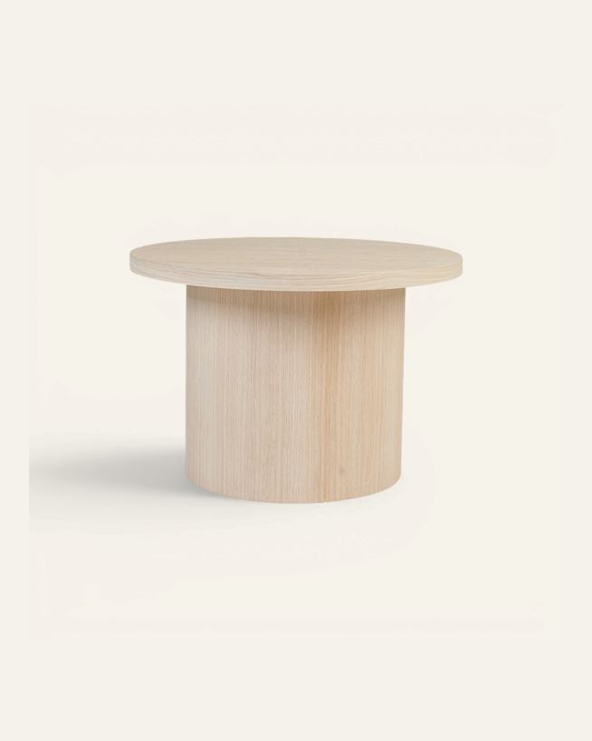 Sofabord natur - 75x75x49 cm ø75 natur - 1