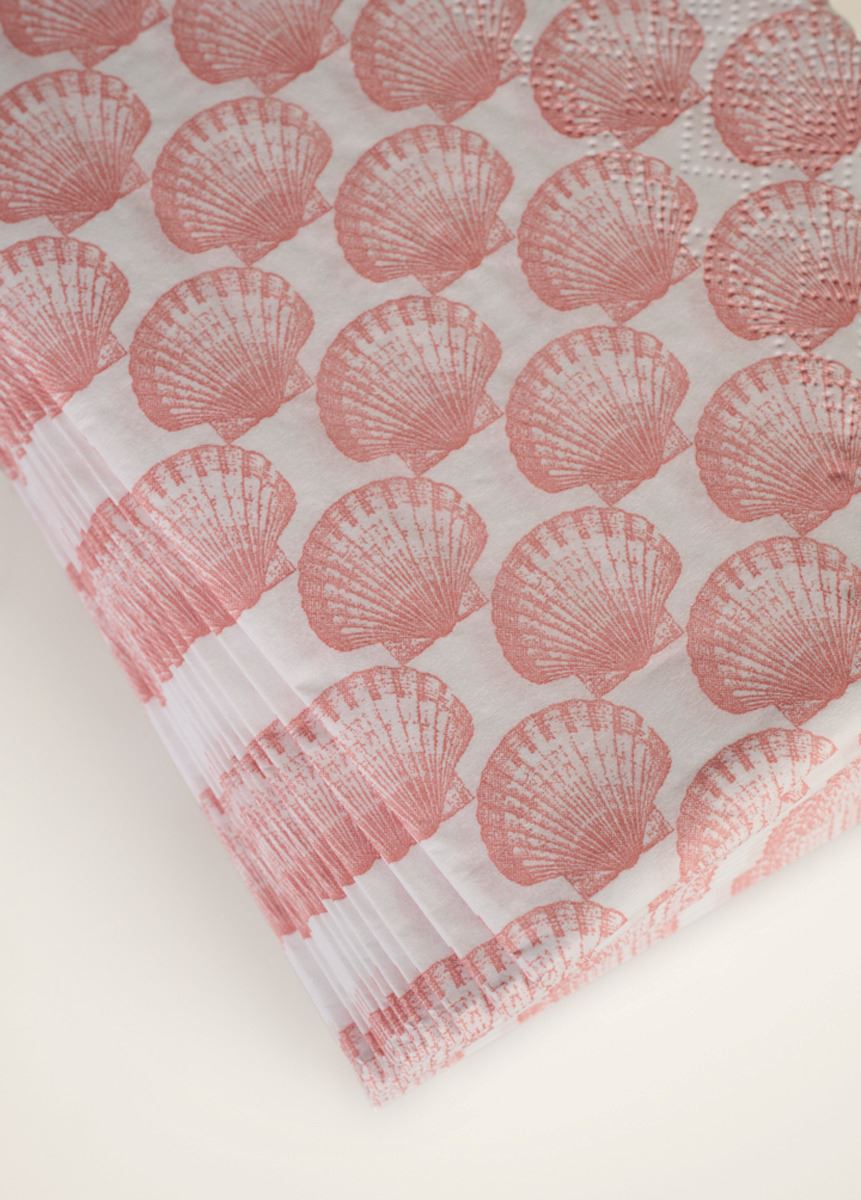 Buffet papirservietter rosa - 2