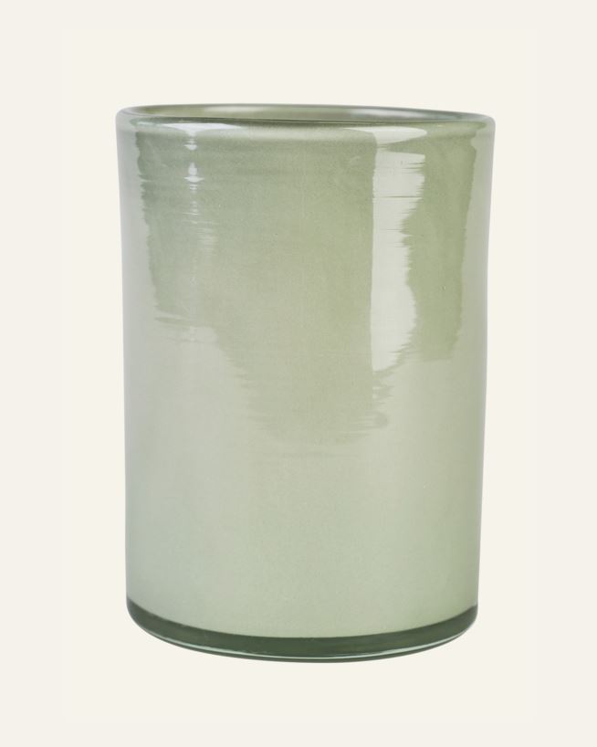 Telysholder lindegrønn - 8x8x9 cm lindegrønn - 1