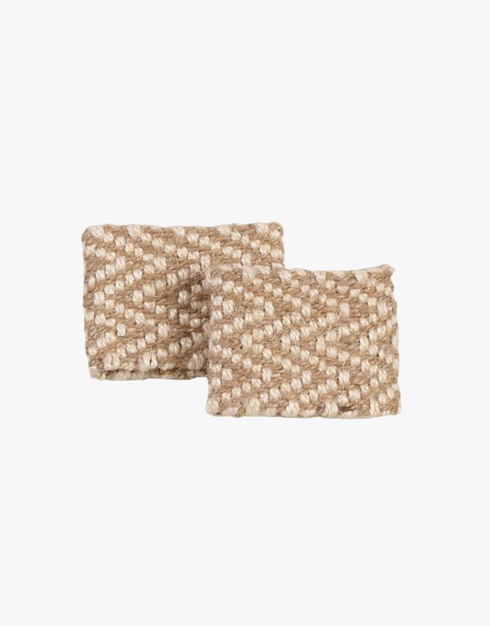 2 pk serviettringer natur - 8x5,5cm natur - 1
