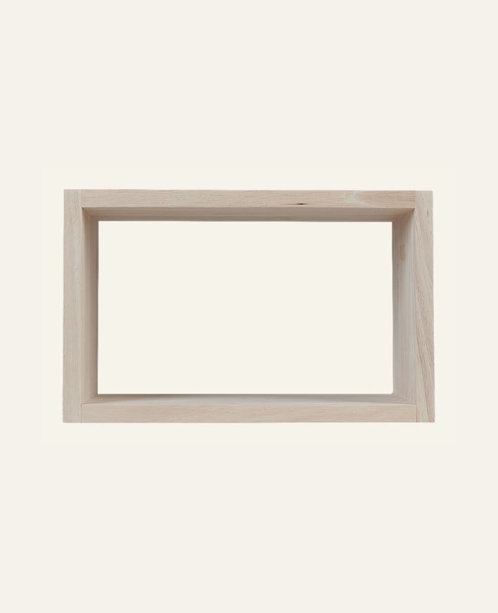 Hylle lys natur - 30x15x19 cm lys natur - 1