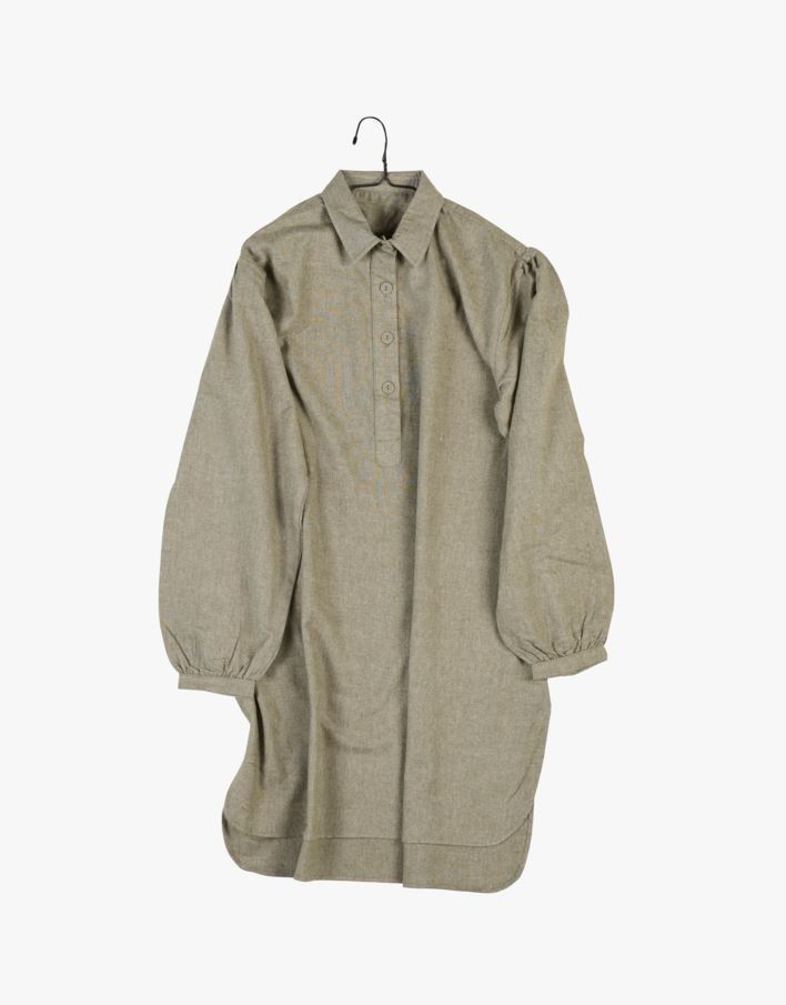 Nattskjorte olivengrønn - S/M olivengrønn - 1