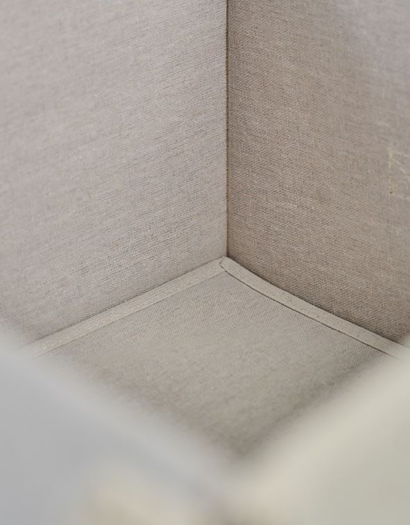 Oppbevaringsboks lys natur - 11