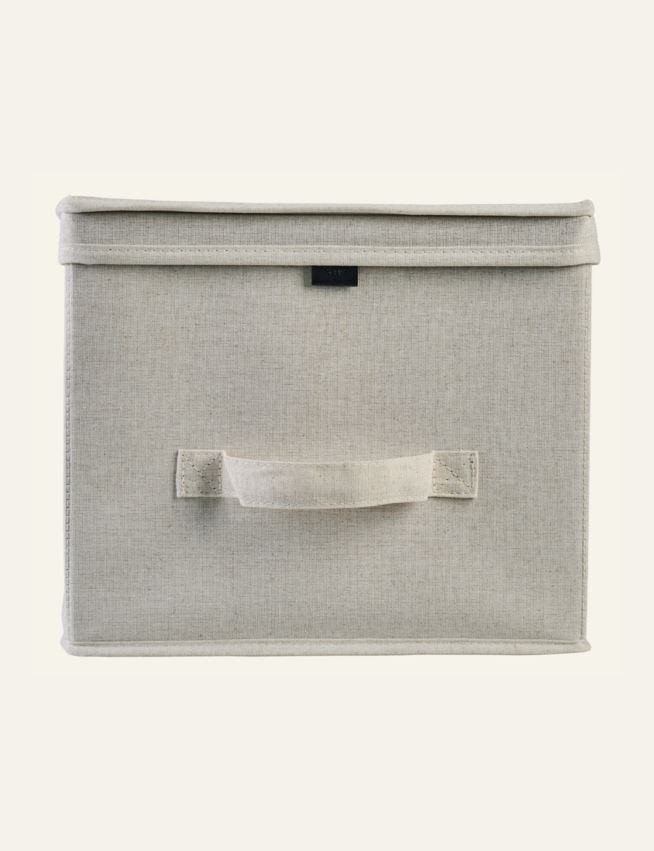 Oppbevaringsboks lys natur - 4