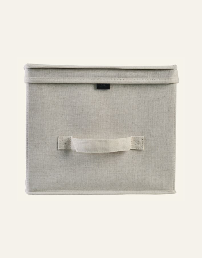 Oppbevaringsboks lys natur - 4