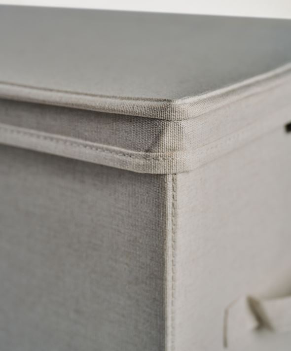 Oppbevaringsboks lys natur - 10