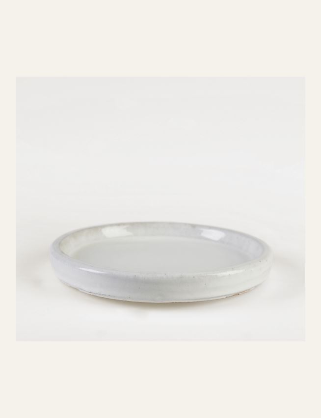 Underskål til potte offwhite - 2