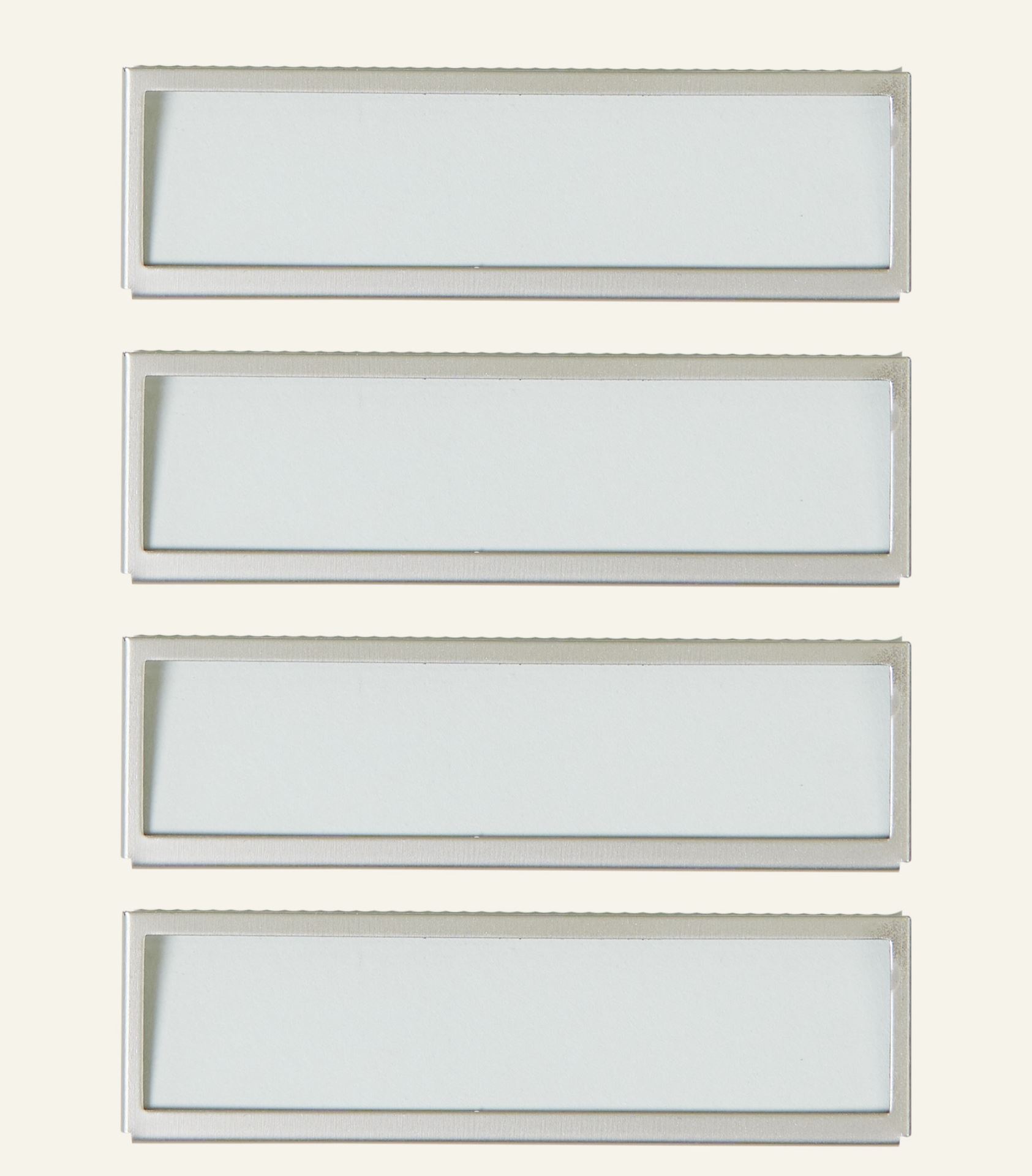 Etikettholder horisontal stål - 2