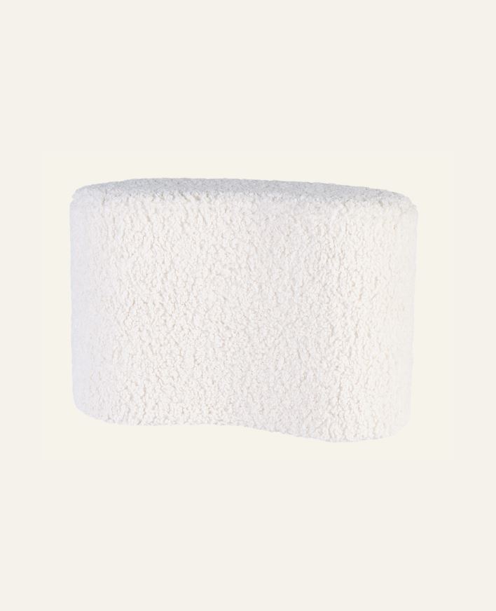 Puff hvit - 30x50x32 cm hvit - 1