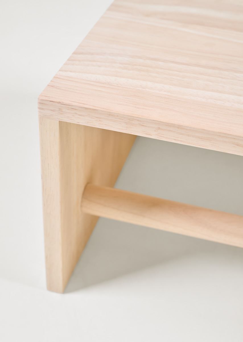 Hylle m/stang lys natur - 3