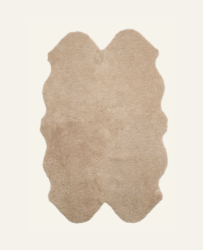 Lammeskinn beige - 100x160 cm beige - 1