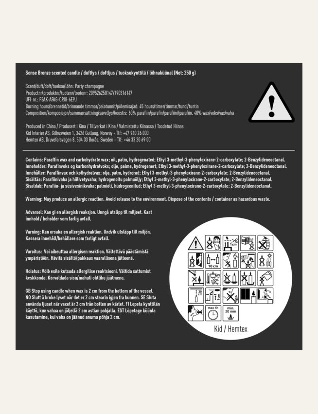 Duftlys bronse - 3