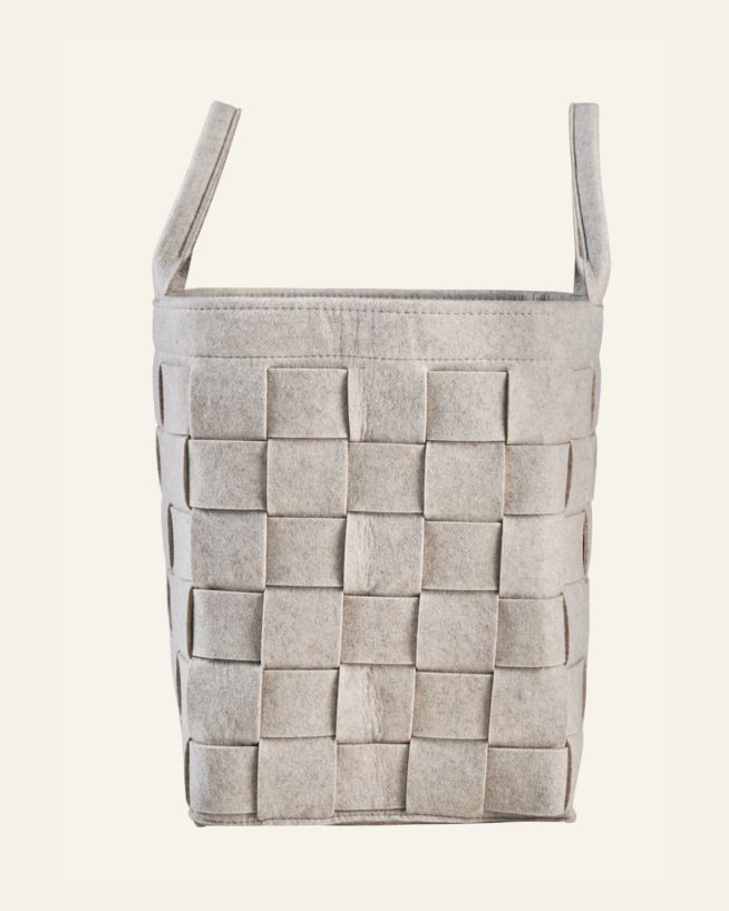 Skittentøyskurv beige - 34x34x50 cm beige - 1