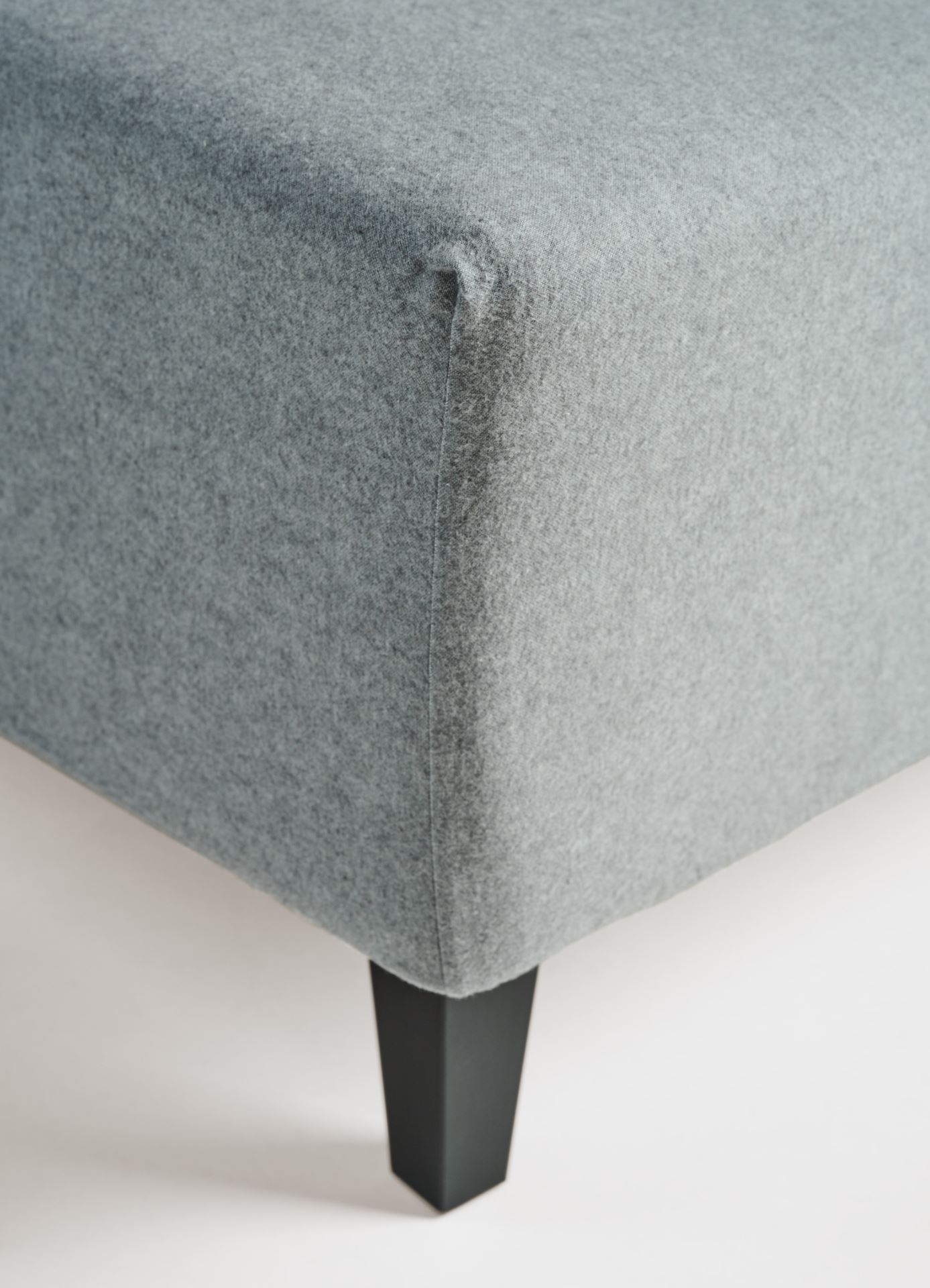 Flanellaken grå - 180x200 cm grå - 1