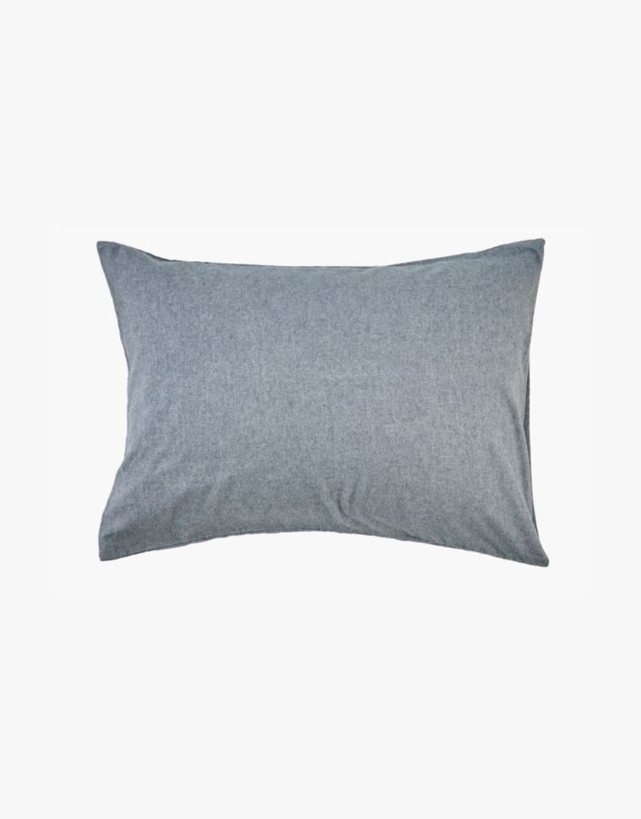 Garnfarget bomull putevar gråblå - 70x100 cm gråblå - 1