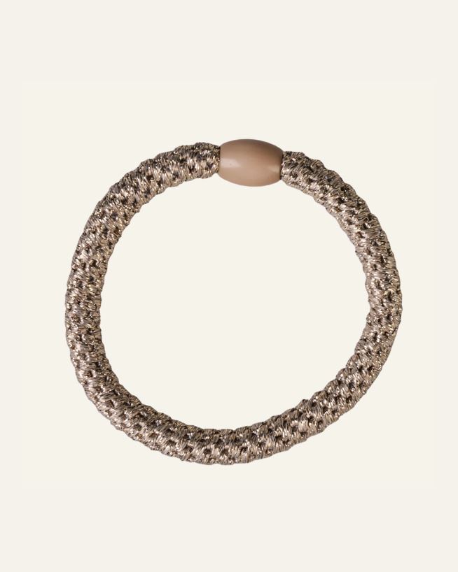 Hårstrikk bronse - 6,5x6,5 cm bronse - 1
