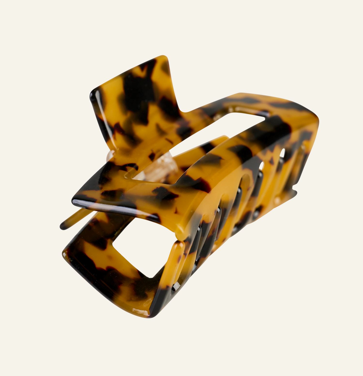 Hårklype mørk brun - 2