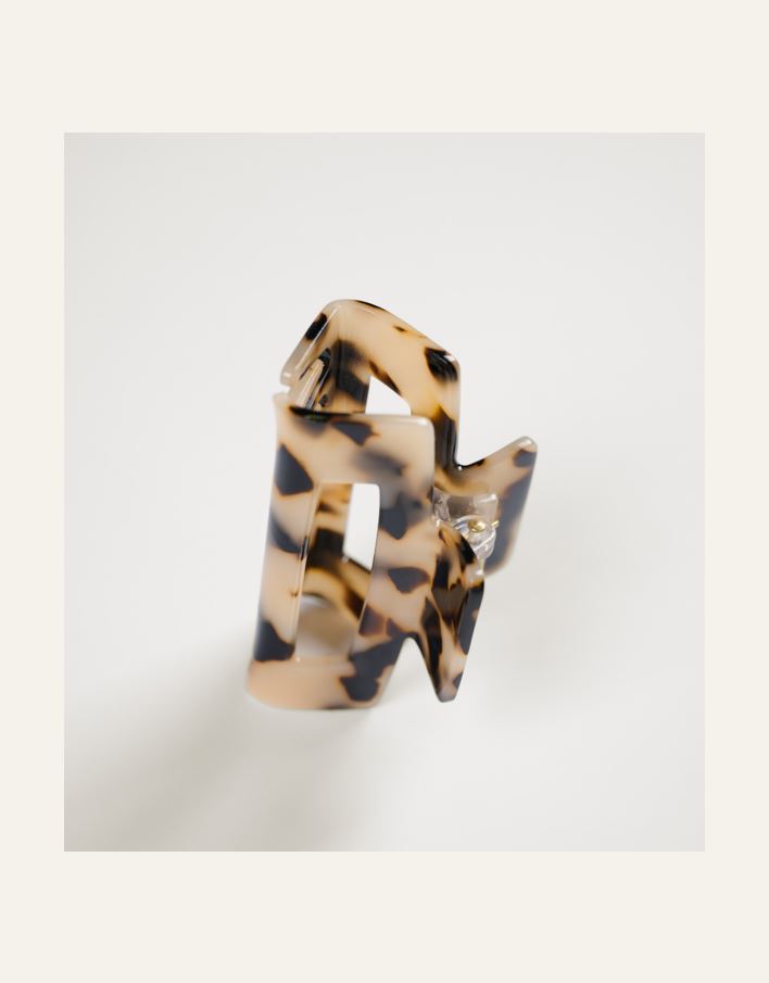 Hårklype lys brun - 2