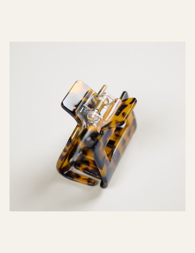 Hårklype mørk brun - 2