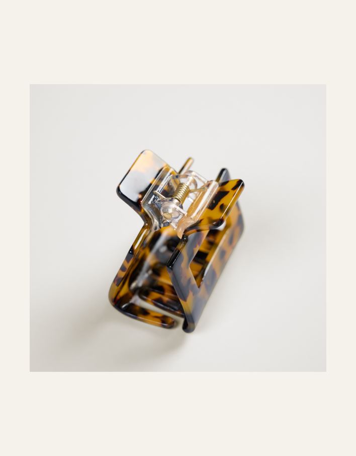 Hårklype mørk brun - 2