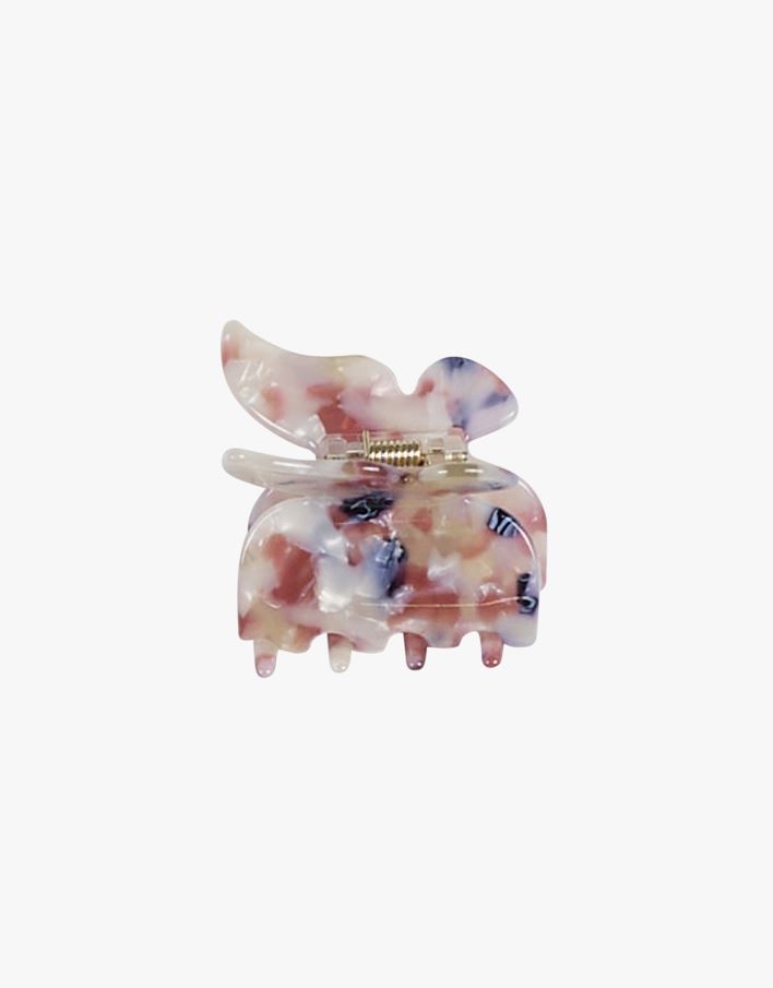 Hårklype multi rosa - 4,5x4,8x4,1 cm multi rosa - 1