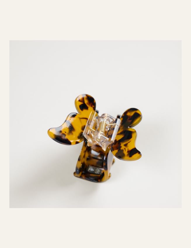 Hårklype mørk brun - 2