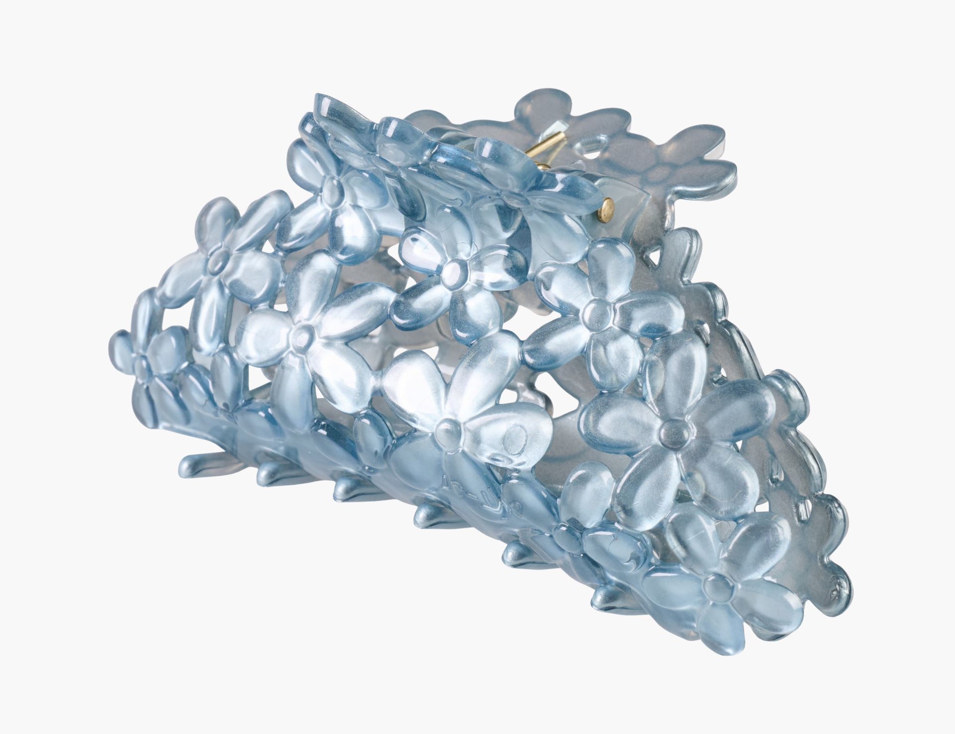 Hårklype blå - 4,5x9,7x4,3 cm blå - 1