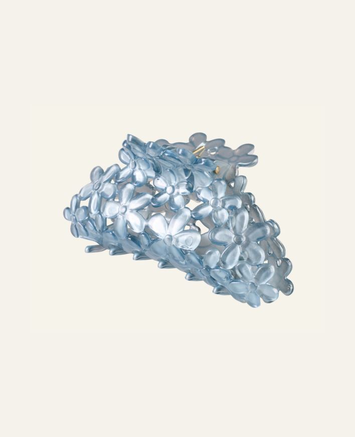 Hårklype blå - 4,5x9,7x4,3 cm blå - 1