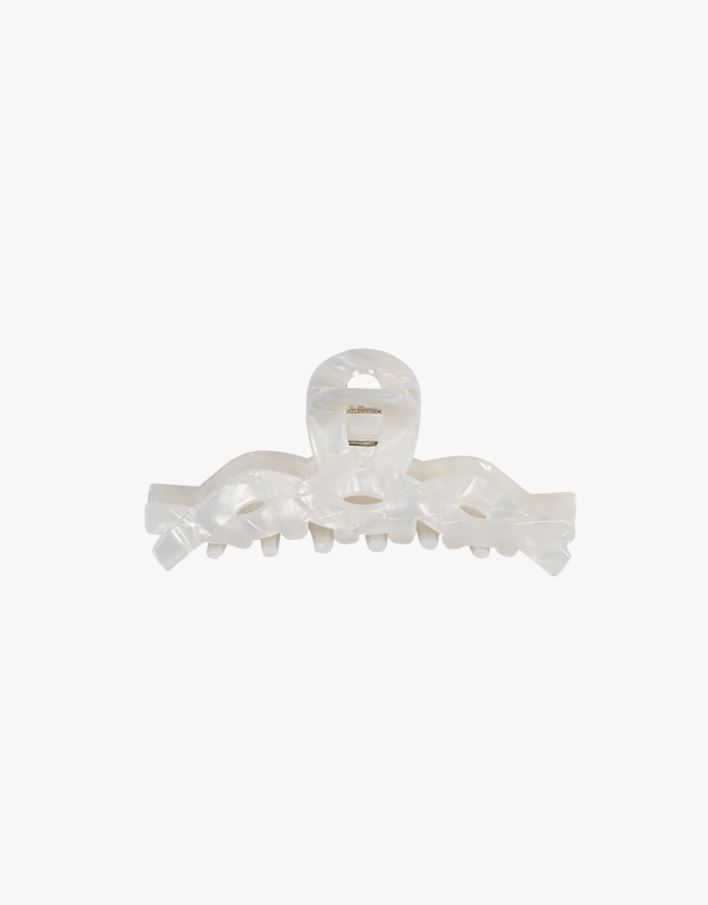 Hårklype offwhite - 3,8x5,1x4,5 cm offwhite - 1