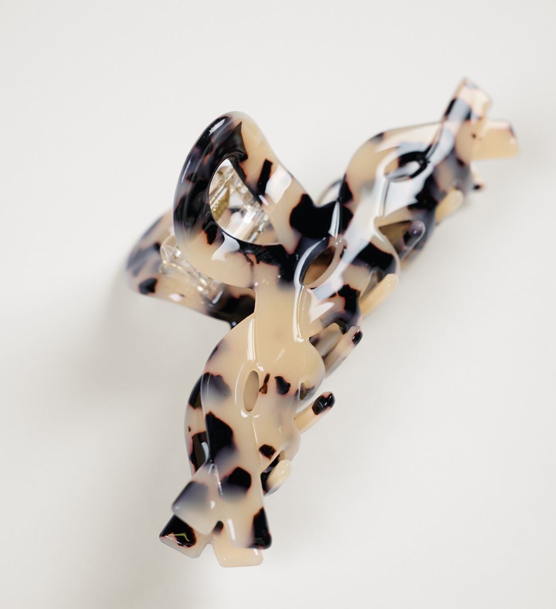 Hårklype lys brun - 2