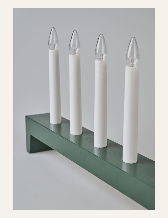 Adventsstake mørk grønn - 2