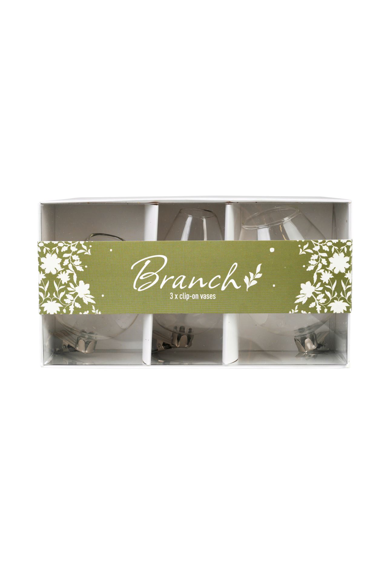 Juletrepynt transparent - 19,5x10,5x6 cm transparent - 1