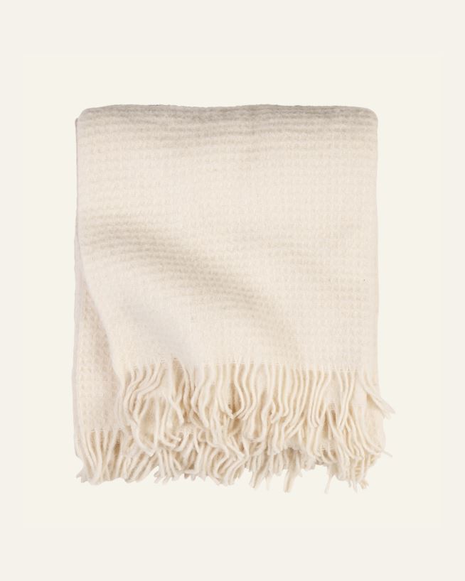 Ullpledd offwhite - 190x200 cm offwhite - 1
